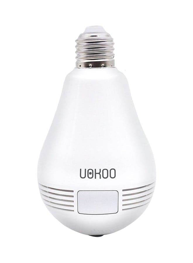 360-Degree Fisheye Panoramic Wireless Surveillance Camera With LED Bulb Security