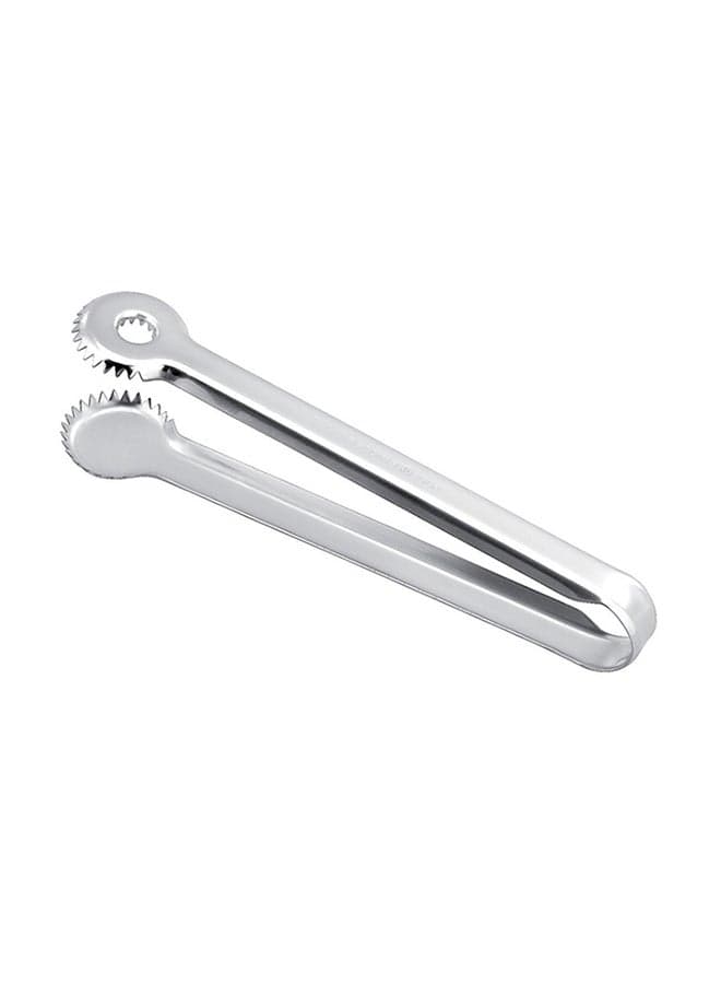 Metal Ice Tong Silver 24centimeter