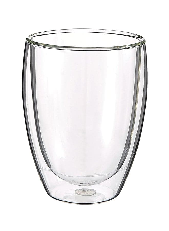 Double Wall Glass Cup Clear 80ml