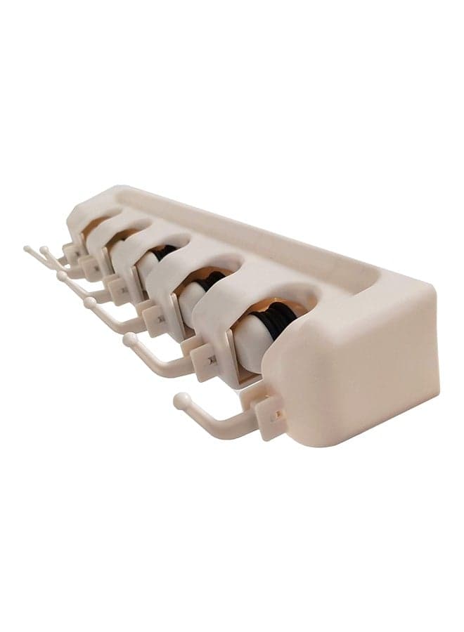 Mop And Broom Holder White 32x6.5x9centimeter