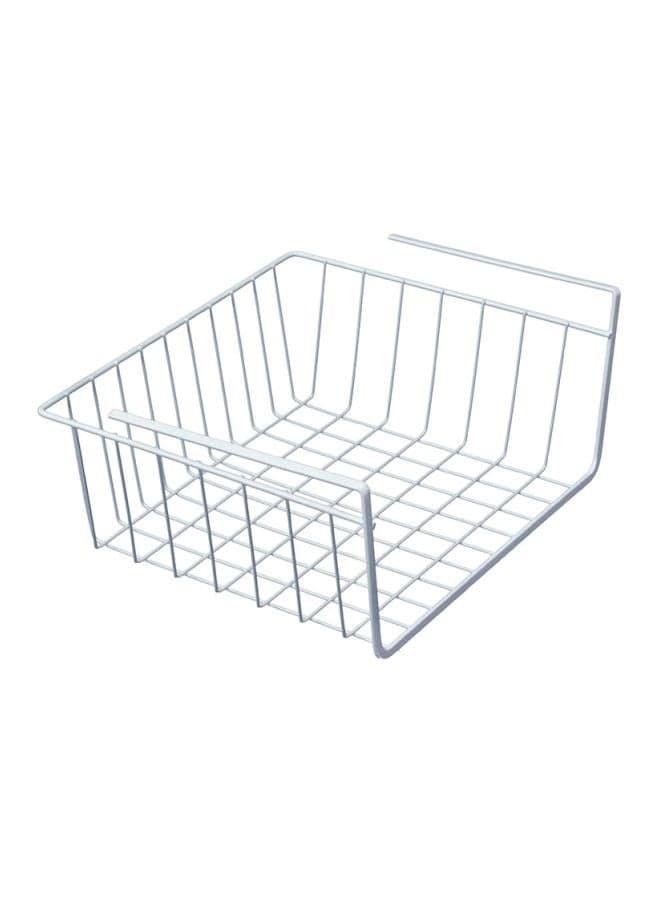 Under-Shelf Basket White Medium
