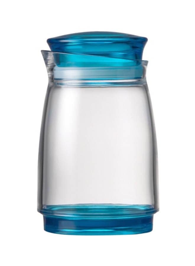 Feliz Canister Blue/Clear 23X16X16cm
