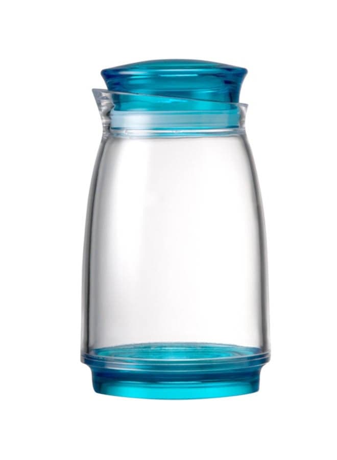 Feliz Canister Blue/Clear 26X16X16cm