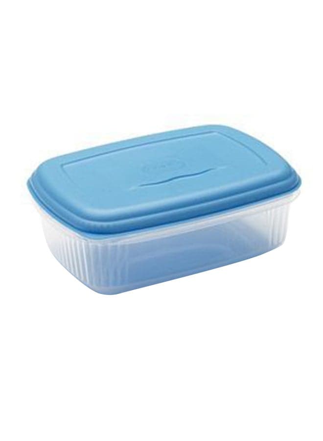 Rectagular Foodsaver Container Blue/Clear 27X20X11centimeter