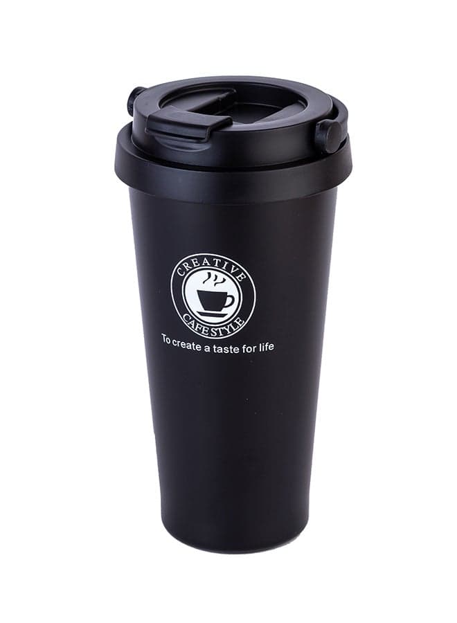 Vacuum Insulated Coffee Mug Black 0.38Liters