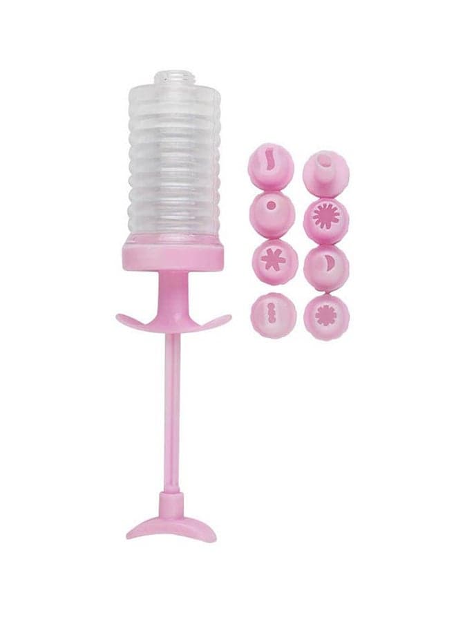 Baking Muffin Pastry Pen Pink/Clear 5x18cm