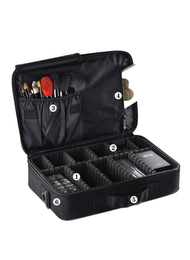 Makeup Organizer Multi-functional Bag Black