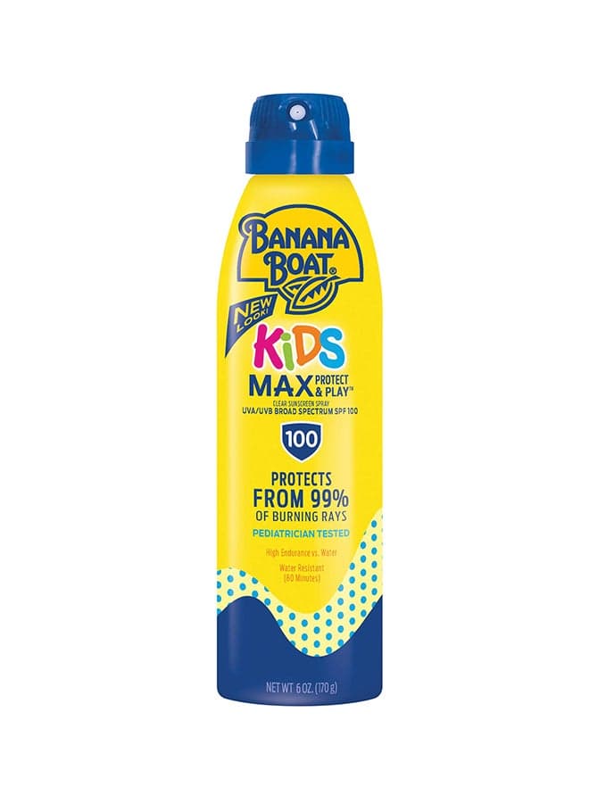 Ultramist Max Protect And Play Clear Spray Sunscreen With SPF 100 6 ozounce