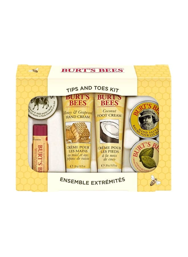 Pack Of 2 Tips And Toes Gift Set