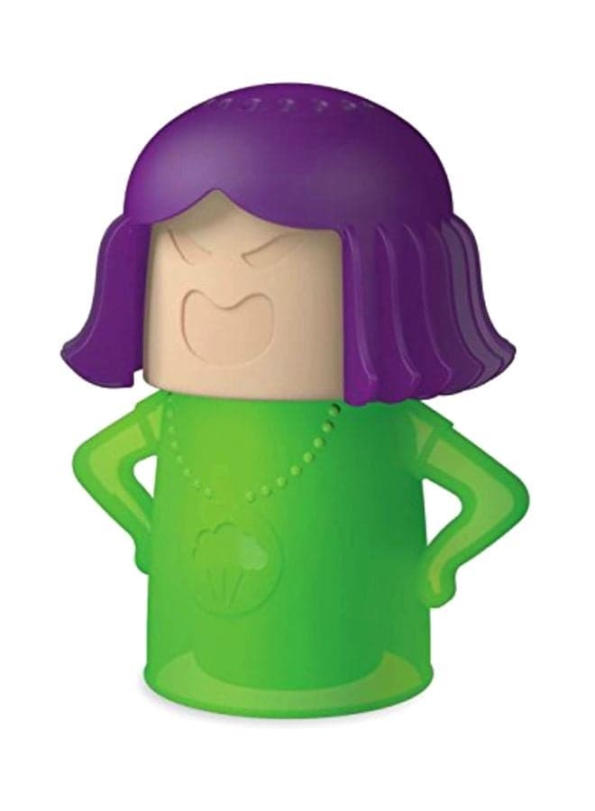 Angry Mama Microwave Cleaner Greden/Purple/Beige 3x4.5x5.5inch