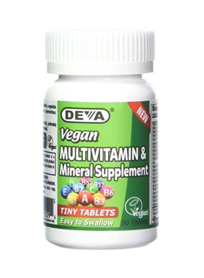 Pack Of 2 Vegan Multivitamin Mineral Supplement - 90 Tablets