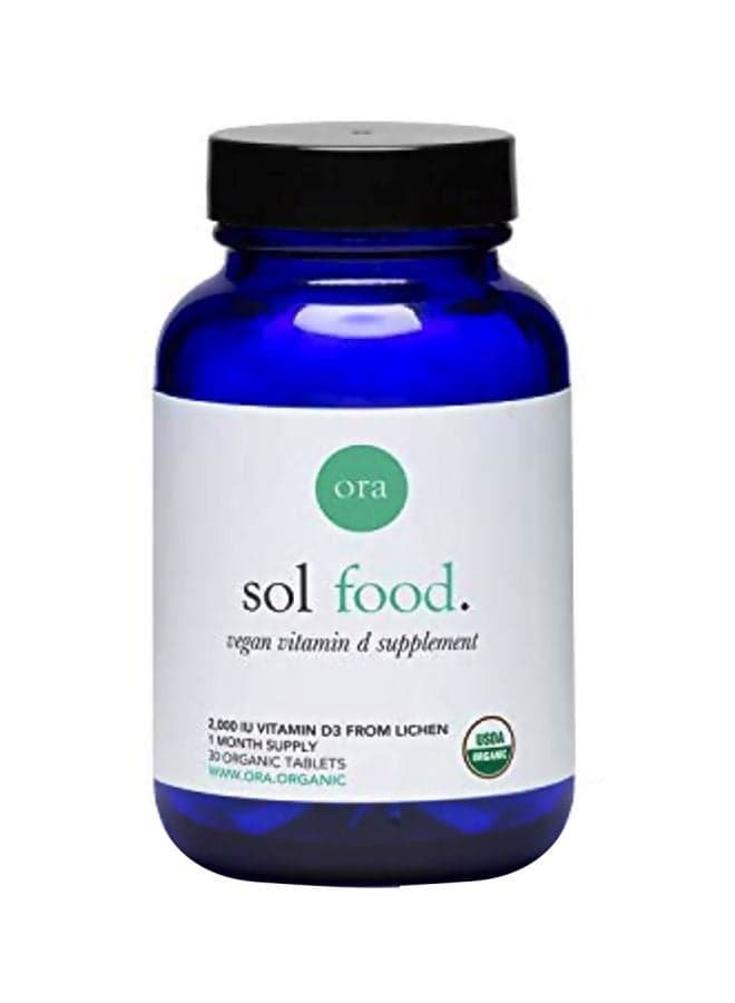 Sol Food Vitamin D3 2000 IU Dietary Supplement - 30 Tablets