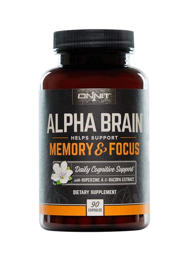 Alpha Brain Nootropic Booster Supplement, 90 Capsules