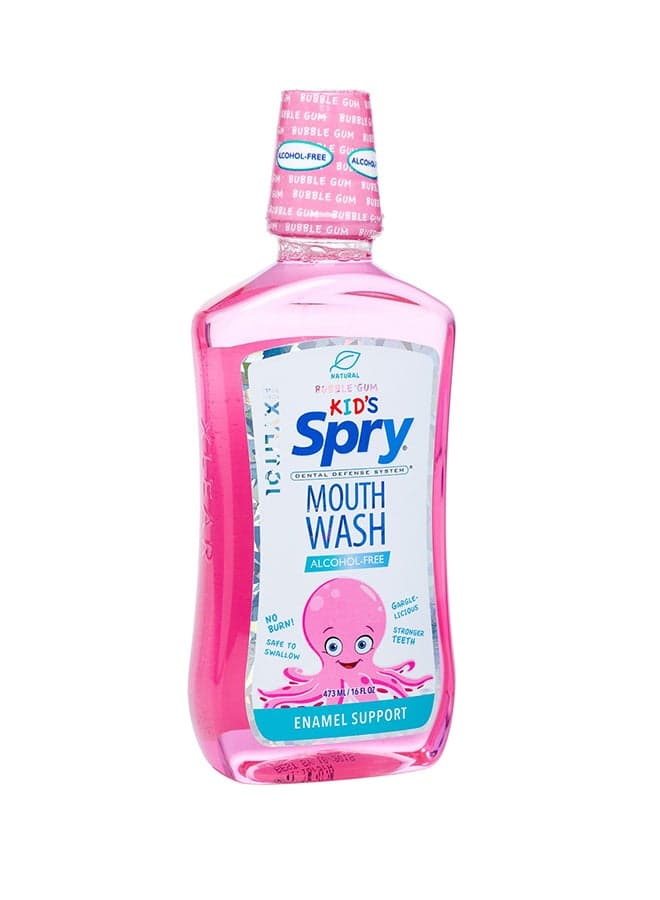 Pack Of 3 Natural Bubble Gum Mouthwash Multicolour