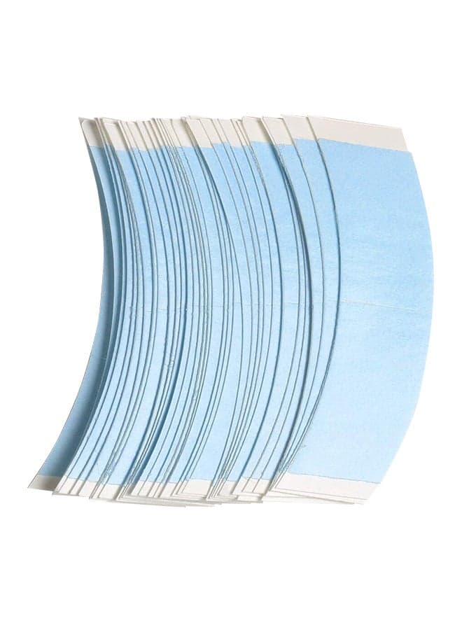 36-Piece Double Sided Hair Extension Front Lace Adhesive Tape Set Blue