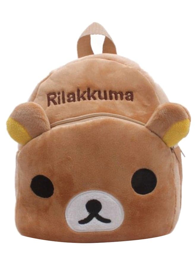 Rilakkuma Pattern Kindergarten Backpack Brown/Black/Yellow