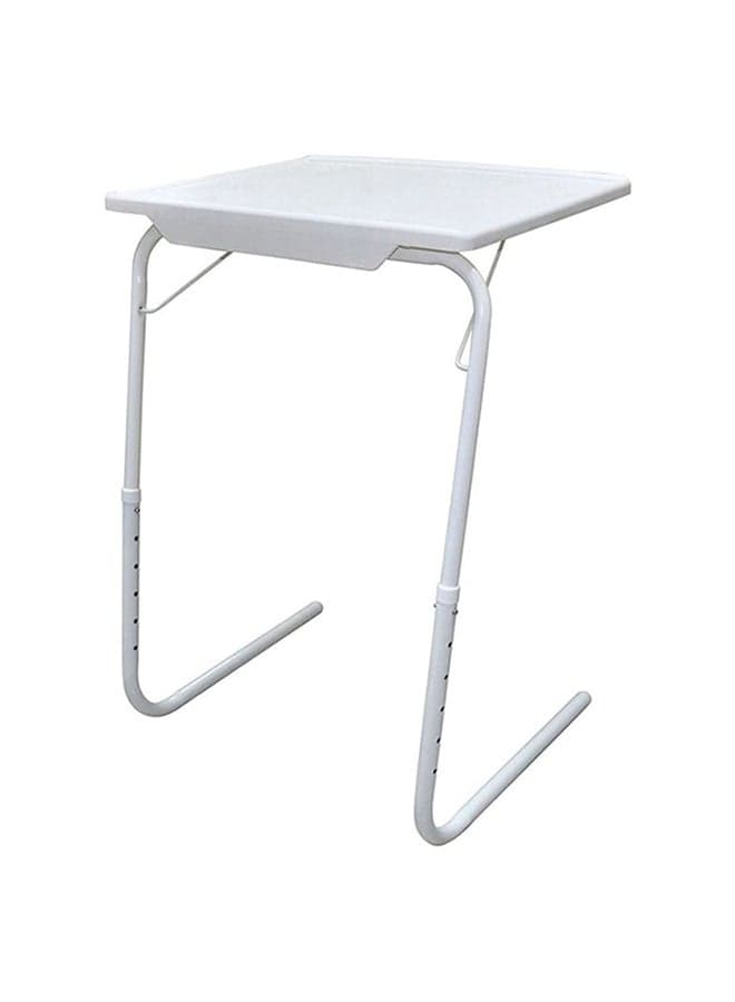 Multipurpose Foldable Table White 54centimeter