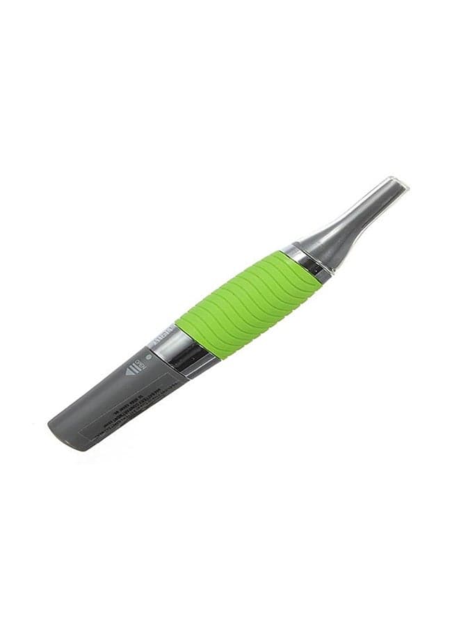 Portable Convenient Personal Ear Nose Neck Hair Lint Remover Green/Grey 15cm