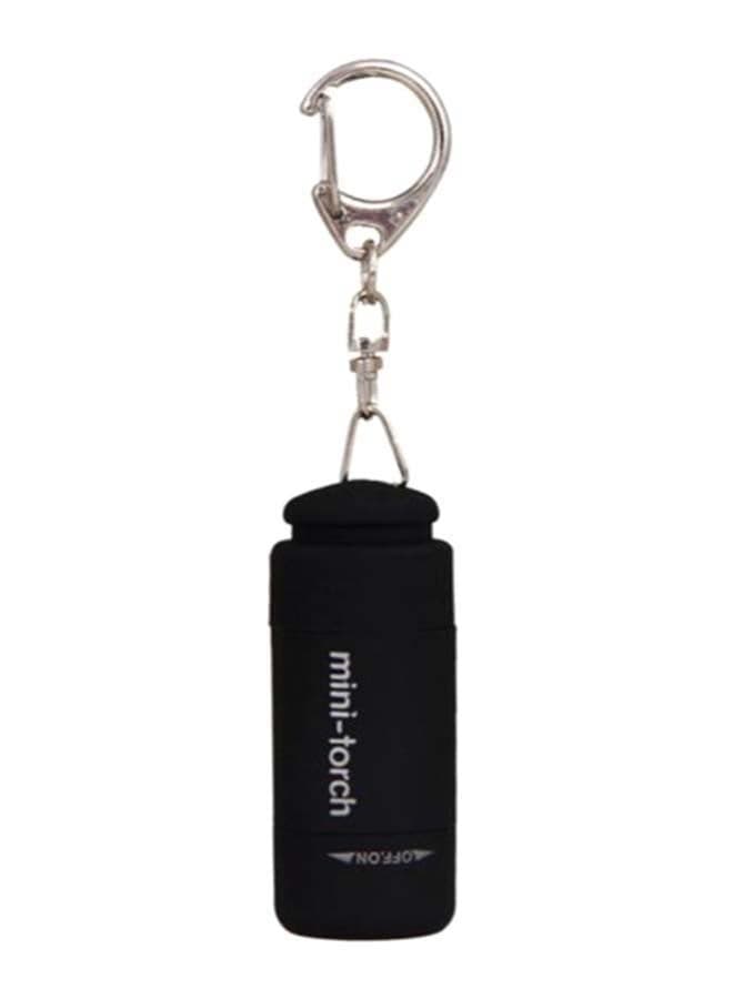 USB Rechargeable Mini Torch Black/Silver