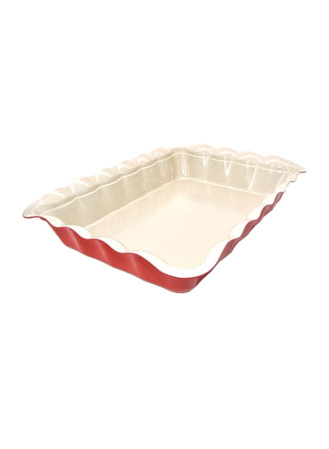 Roaster Pan Red 38x27.5x6.4cm