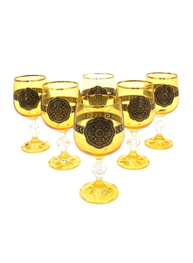 6-Piece Goblet Multicolour 230ml