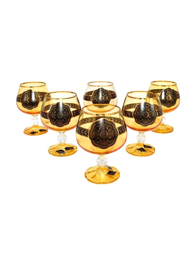 6-Piece Brandy Glass Multicolour 250ml