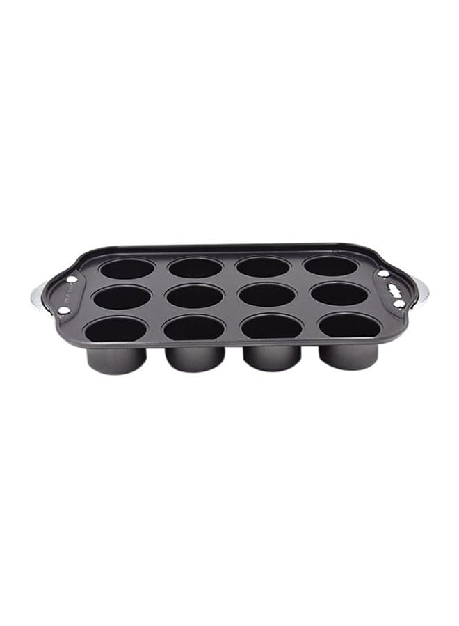 Non-Stick Muffin Pan Black 23x37x5cm