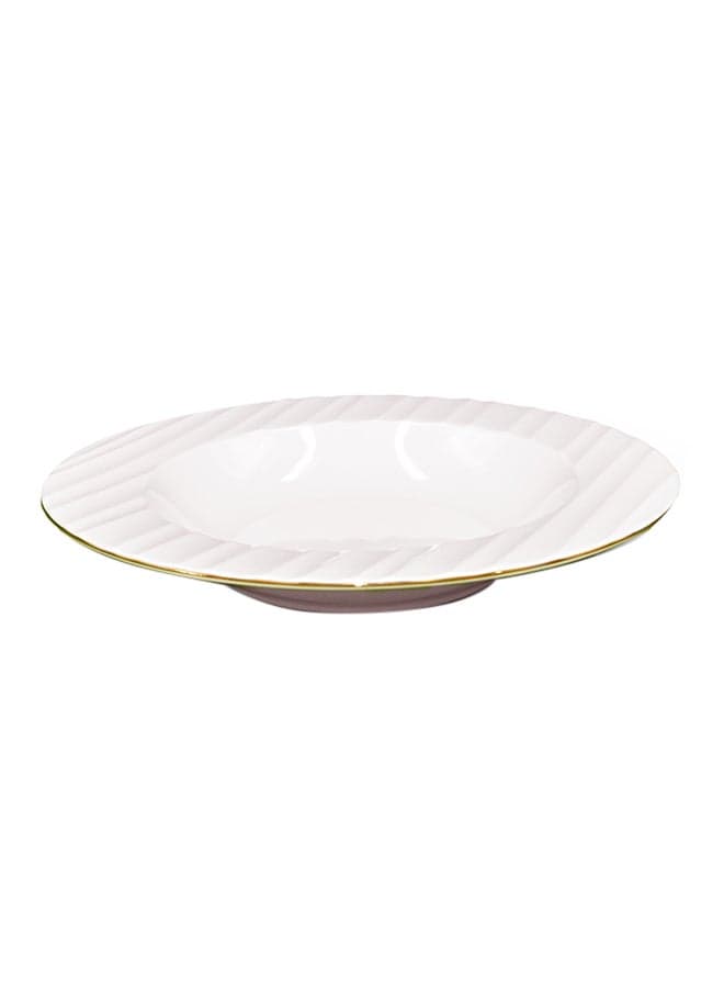 Qualitier Soup Plate Gold/White 22.5centimeter