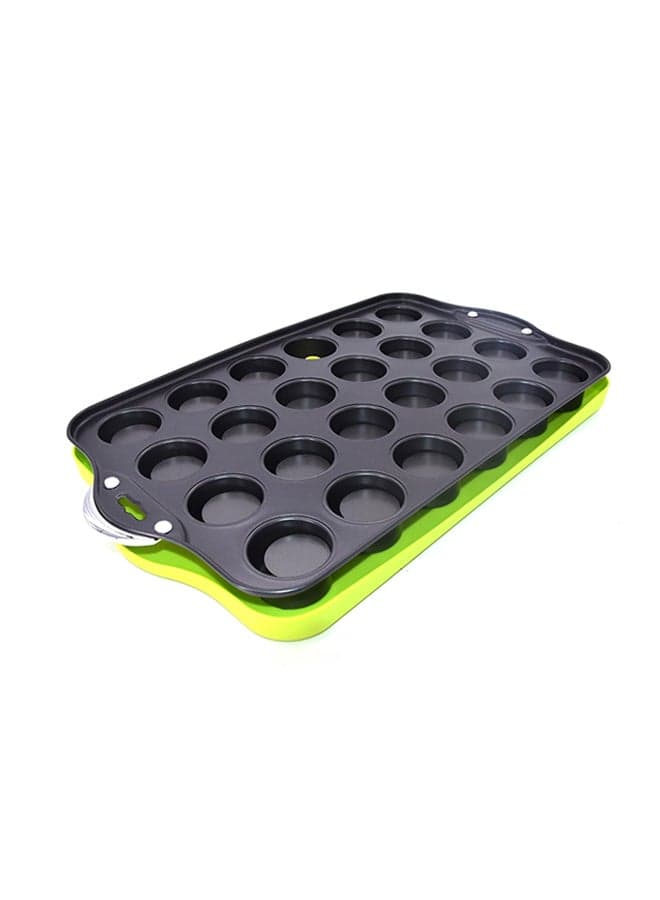 Non-Stick Muffin Tray Black 29X49X6cm