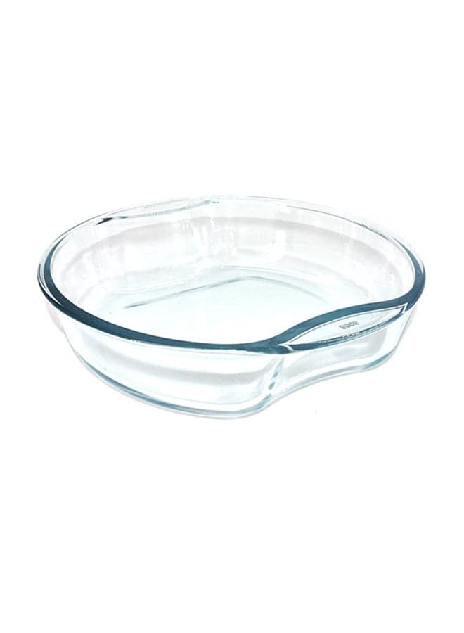 Round Bake And Serve Dish Clear 23x23x5cm