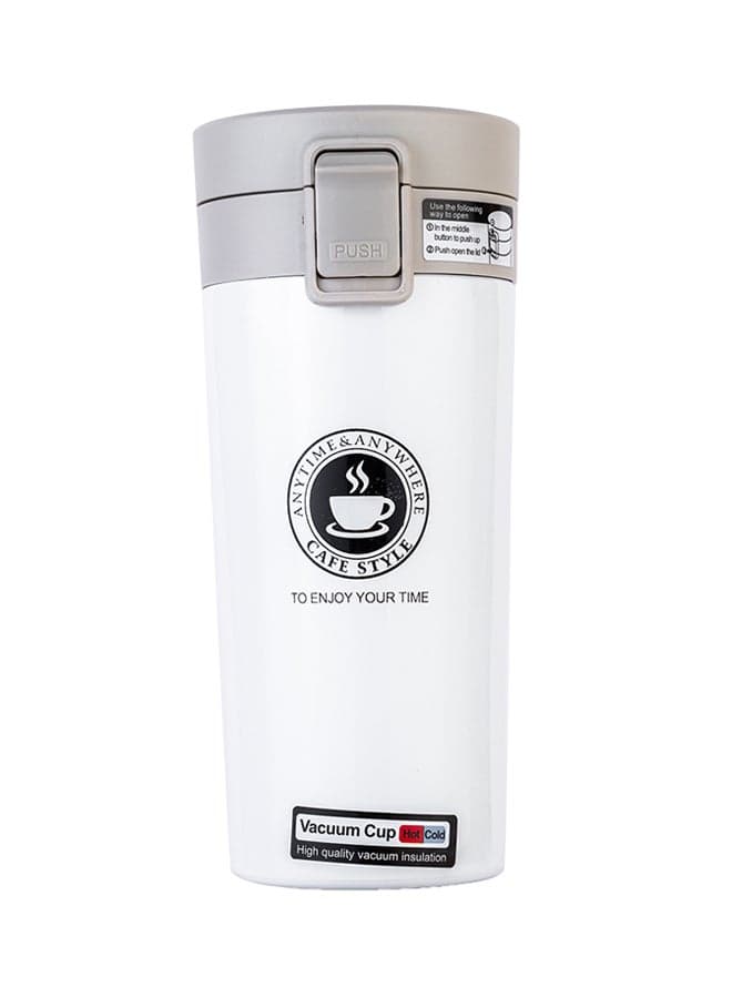 Vacuum Coffee Mug White 380ml