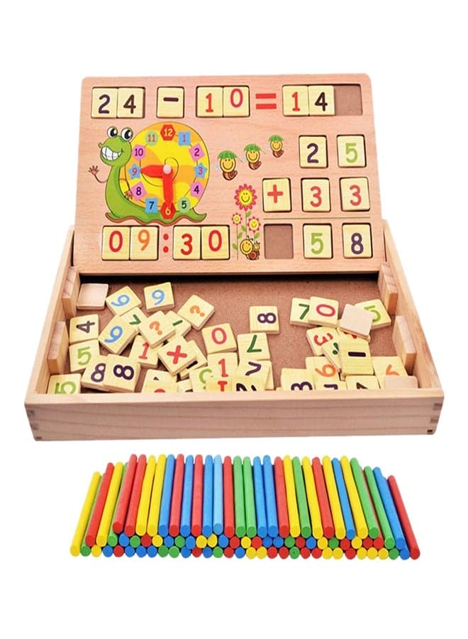 Numbers And Arithmetic Symbols Counting Sticks Box
