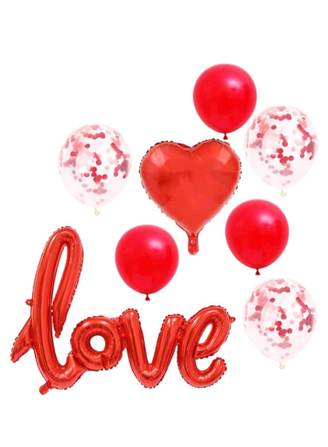8-Piece Wedding Party Balloon Set