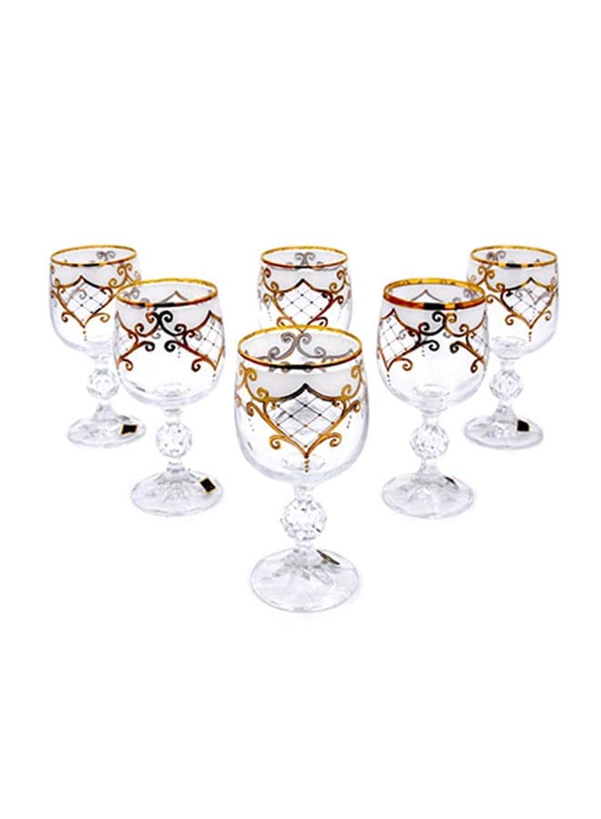 6-Piece Wine Glass Multicolour 190ml