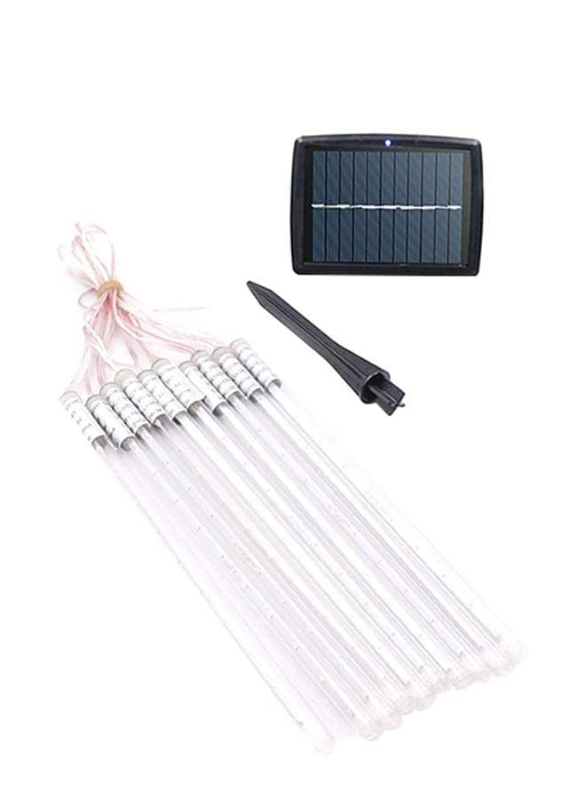 10-Piece Carbon Solar String Light Set Whitw 12.6x3.5x3.7inch