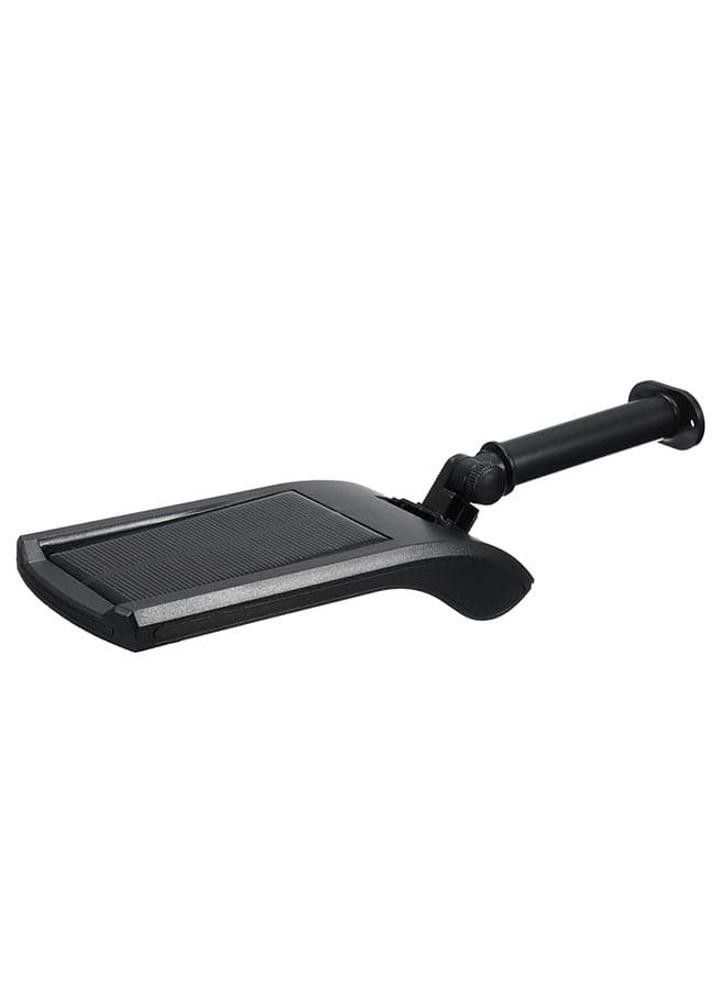 Solar Powered Wall Light Black 16.8x4x8.8cm