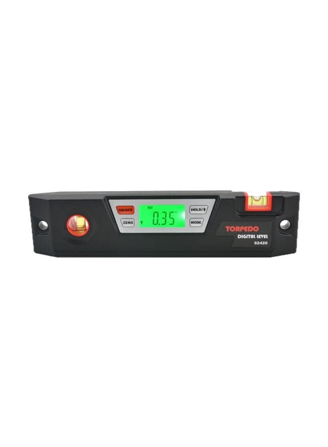 Digital Torpedo Level Protractor Black