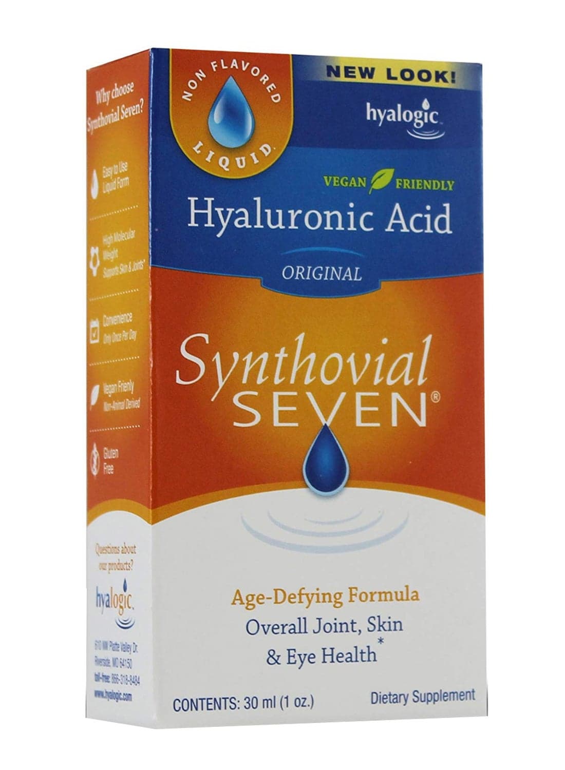 Synthovial Seven Hyaluronic Acid Dietary Supplement