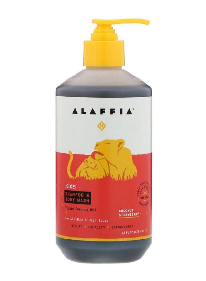 Coconut Strawberry Shampoo And Body Wash 476ml