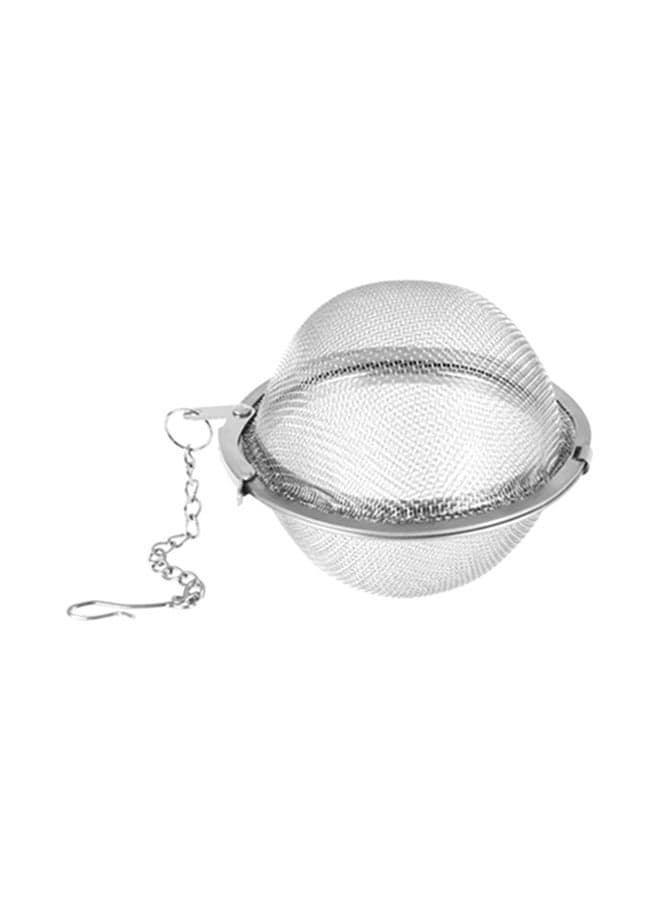 Tea Coffee Infuser Filter Strainer Silver 5.50x5.50x5.50cm