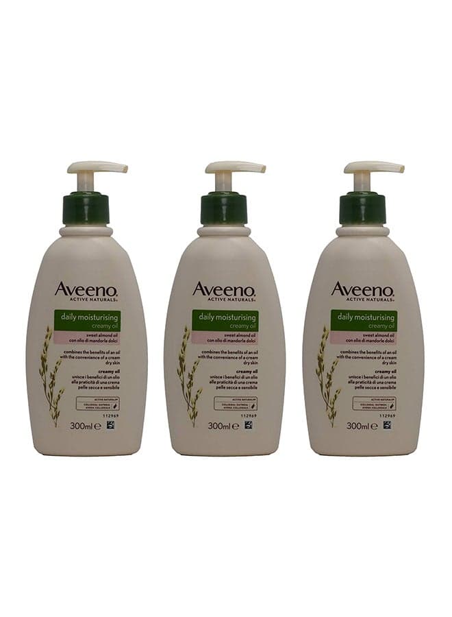 3-Piece Daily Moisturising Creamy Oil 300ml