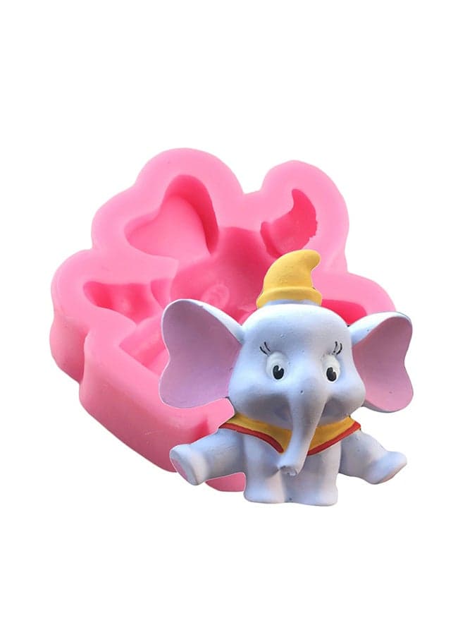 Silicone Fondant Mould Pink/White/Yellow Onecm