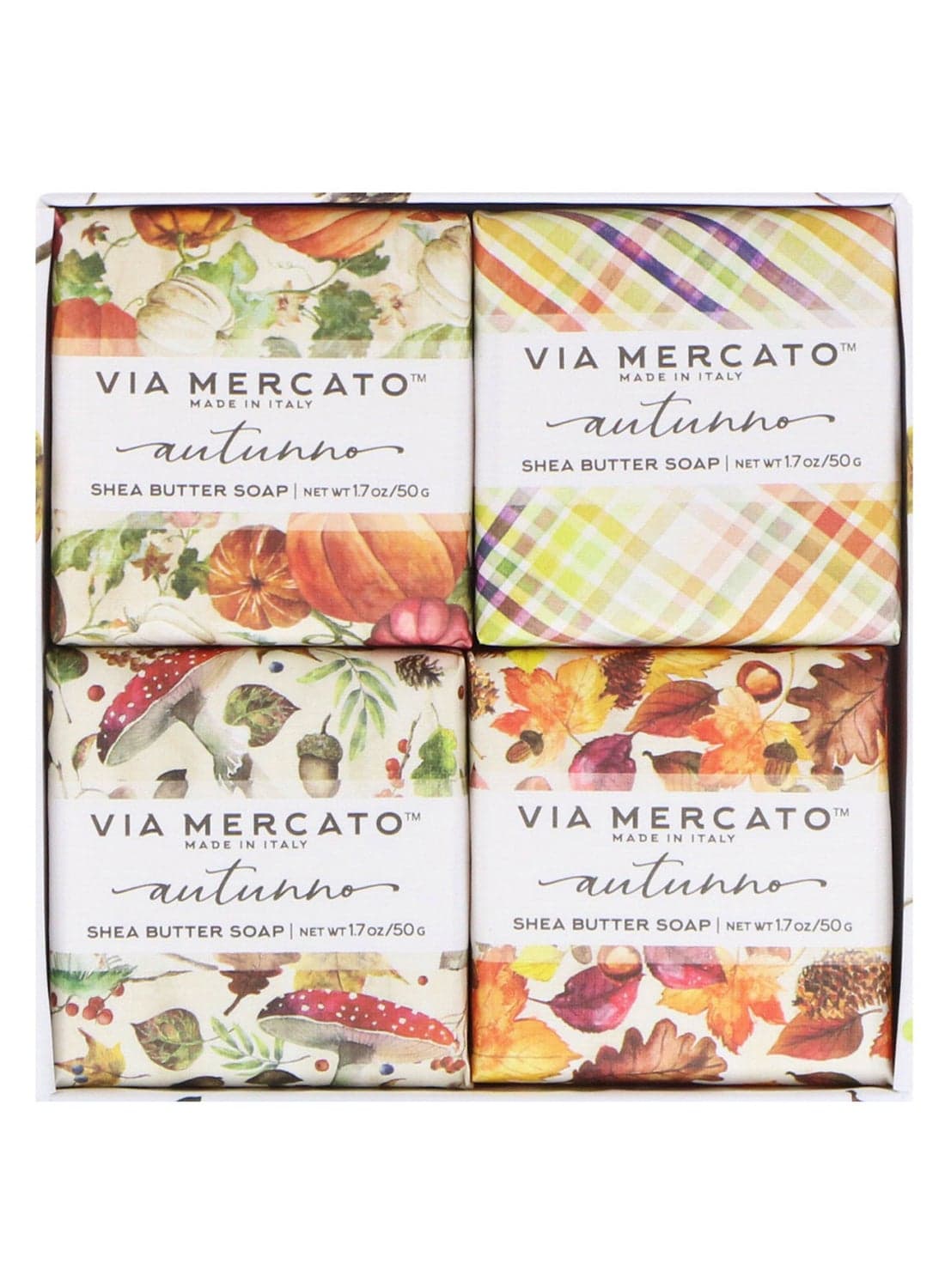 Pack Of 4 Autumno Shea Butter Soap 4 x 50grams