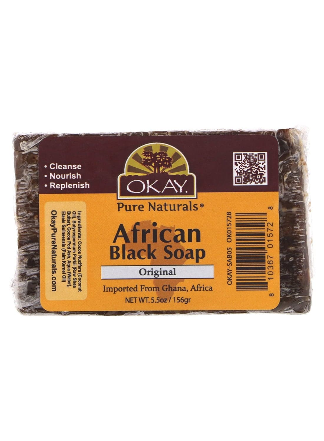 Original African Black Soap 156grams