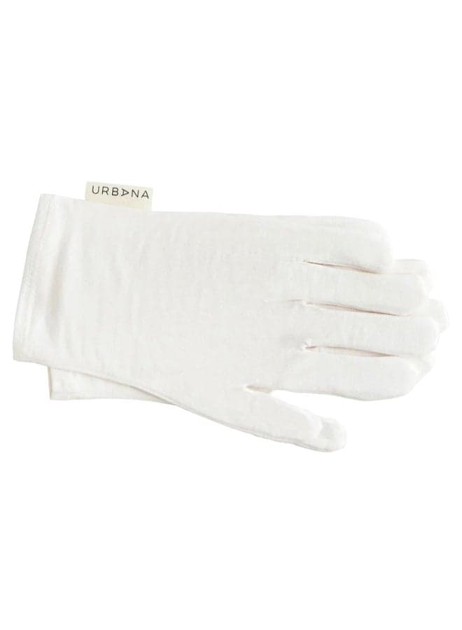 Pair Of Spa Prive Moisturizing Gloves White