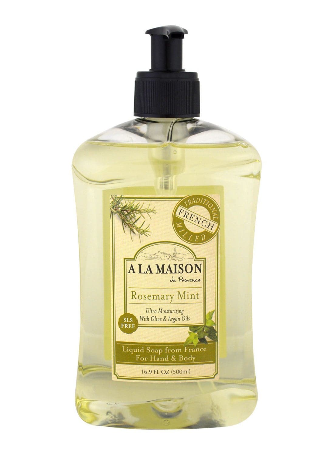 Rosemary Mint Hand And Body Liquid Soap Clear 500ml