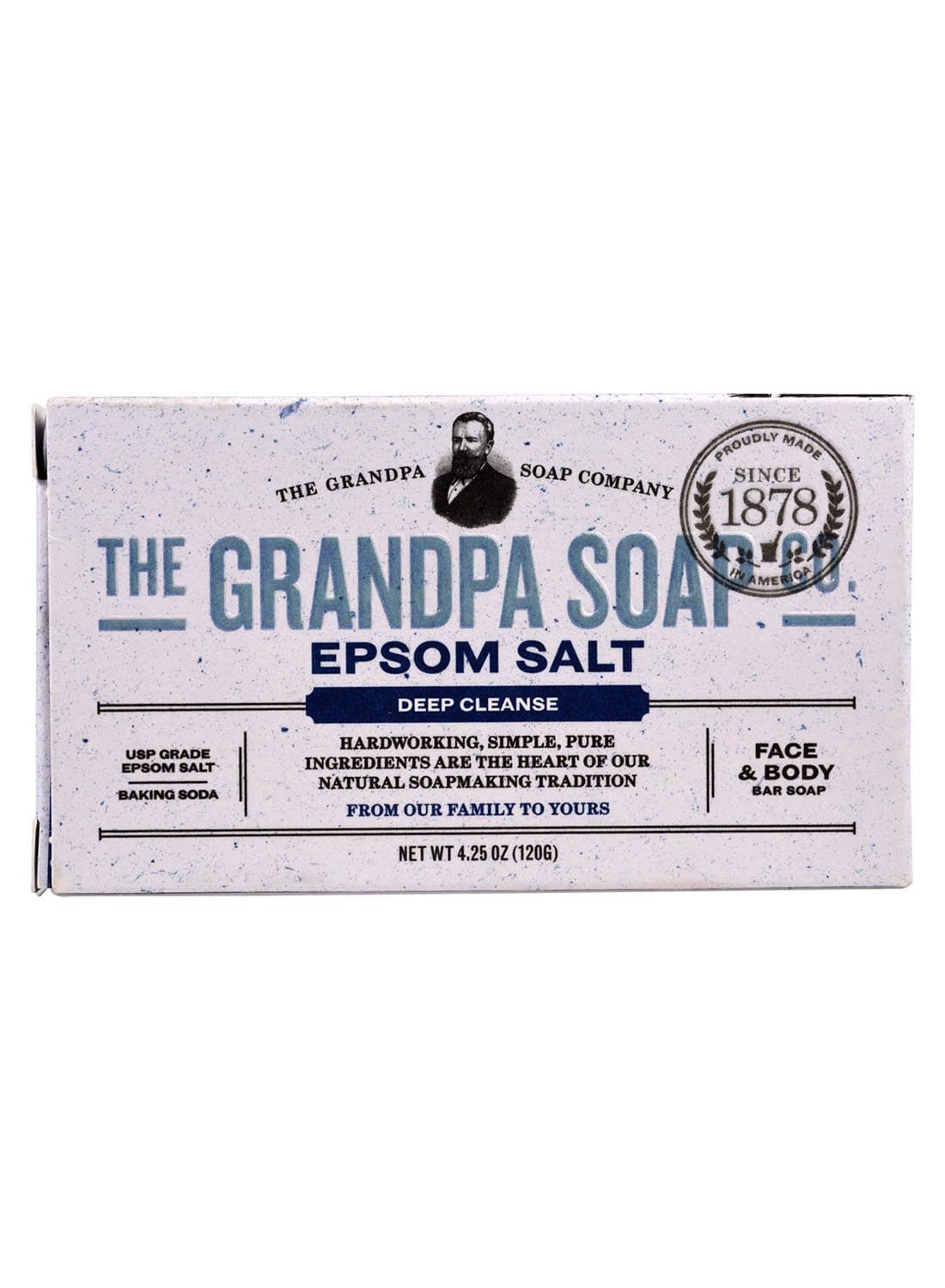 Epsom Salt Deep Cleanse Face And Body Bar Soap 120grams
