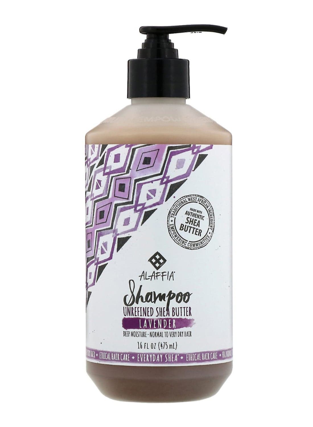 Unrefined Shea Butter Lavender Shampoo 475ml