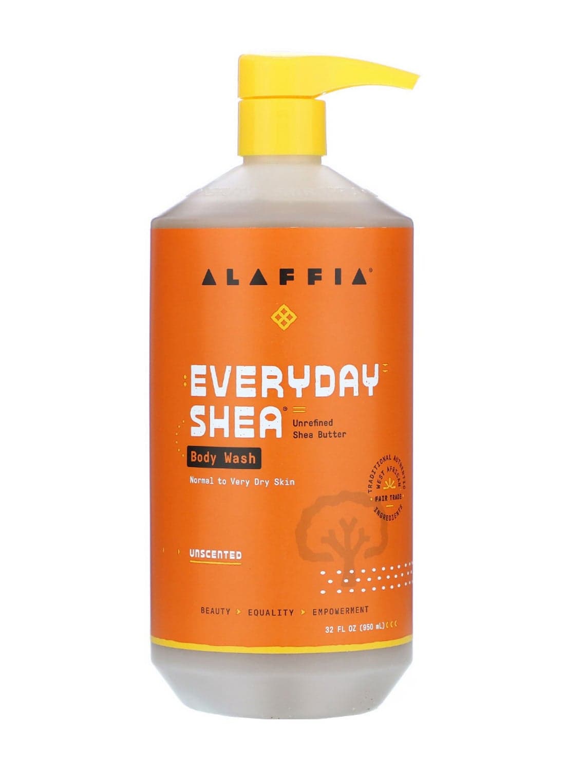 Unscented Sea Butter Body Wash 950ml