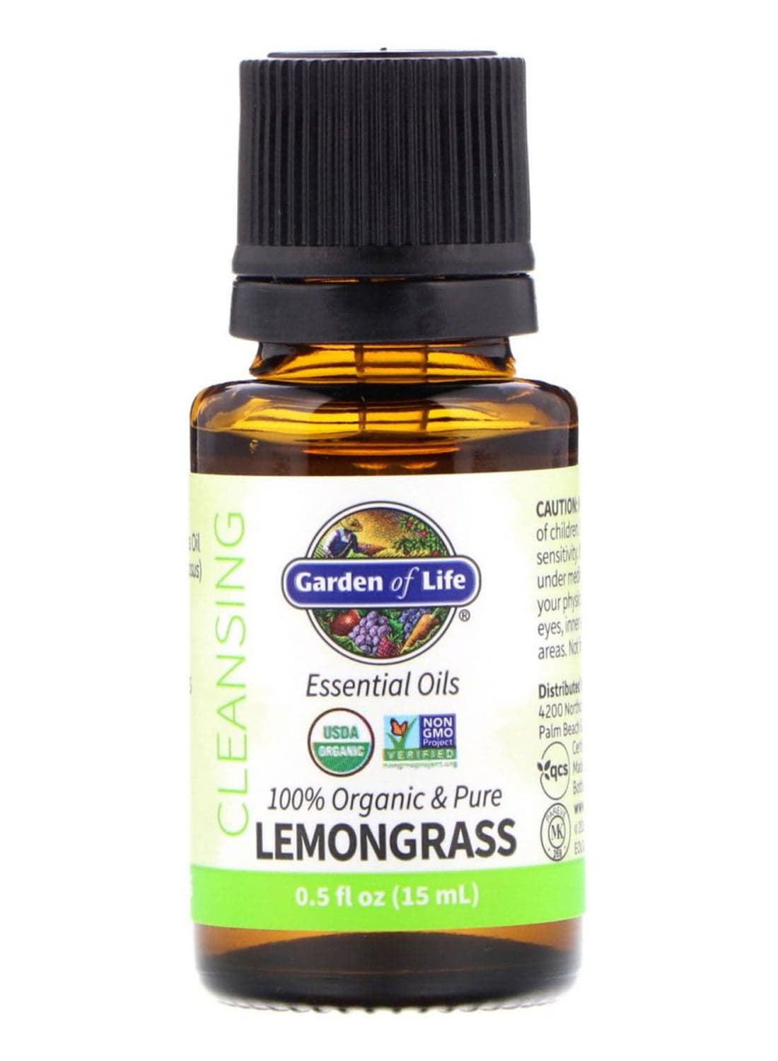 Organic Calming Lemongrass Essential Oil 15ml